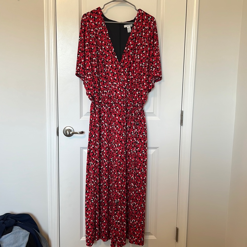 Red Pattern Jumper